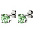 Серьги DAZE SS LIGHT GREEN - миниатюра - рис 4.
