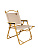 Стул MW02 складной, бежевый - миниатюра