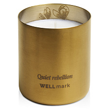 Ароматическая свеча Wellmark Quiet Rebellion - Золотой