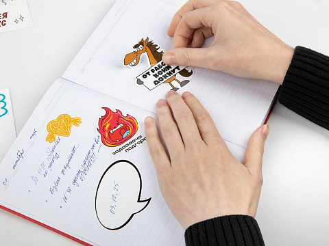 Наклейки бумажные Sticker Pack на заказ, S - рис 8.