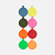 Подвеска Round, 3D-печать, синий металлик - миниатюра - рис 3.