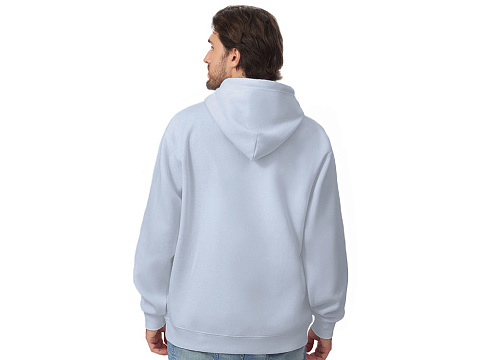 Толстовка с капюшоном оверсайз Lisbon унисекс, небесно-голубой - рис 5.