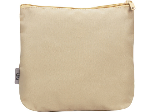 Органайзер для электроники и проводов Amalia из полиэстера 300D с подкладкой, бежевый - рис 4.