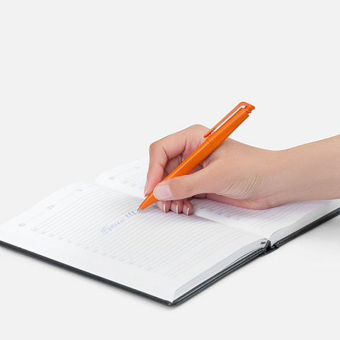 Ручка шариковая Senator Kantaro, матовая, оранжевая - рис 8.