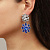 Серьги LINA SS SAPPHIRE/CRYSTAL Dyrberg Kern *440061 - миниатюра - рис 2.