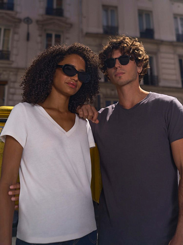 Футболка женская Regent Women с V-образным вырезом, красная - рис 9.