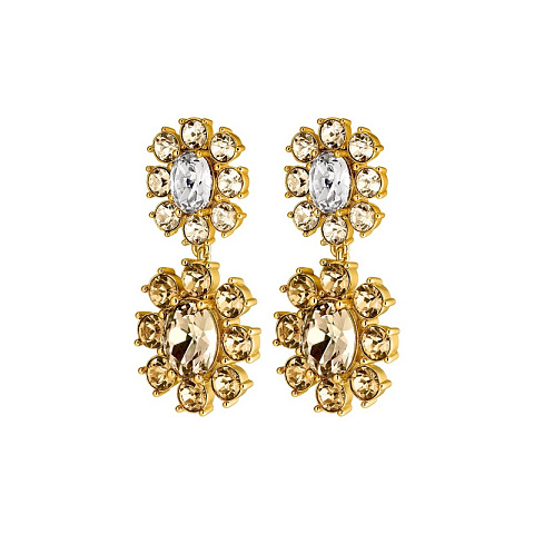 Серьги LINA SG GOLDEN Dyrberg Kern *440063