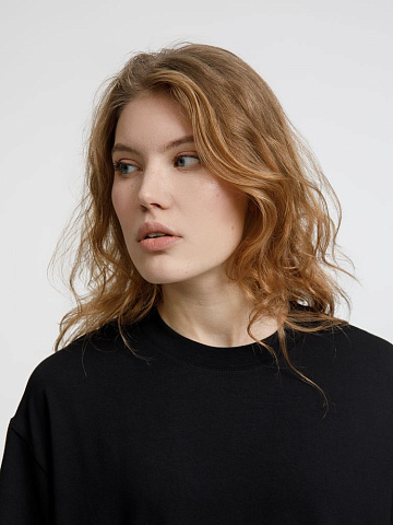 Футболка оверсайз унисекс Lavinia, черная - рис 6.