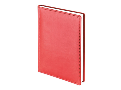 Ежедневник А5 датированный Velvet 2026, красный