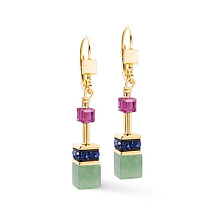 Серьги Multicolour Gemstone