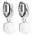 Серьги FIRENZE (S) White Qudo 107000/20-5420 - миниатюра - рис 2.
