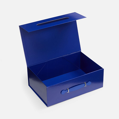 Коробка складная Holdfold, L, синяя - рис 4.
