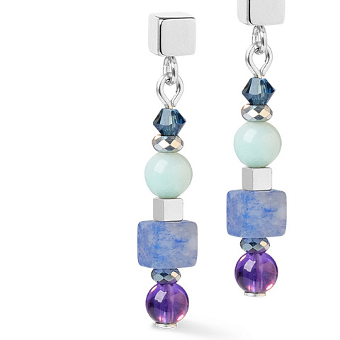 Серьги Blue Coeur de Lion 4347/21-0700 - рис 2.