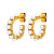 Серьги RAQUEL SG WHITE PEARL Dyrberg Kern 470114 - миниатюра