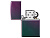 Зажигалка ZIPPO Classic с покрытием Iridescent, латунь/сталь, фиолетовая, матовая, 38x13x57 мм - миниатюра - рис 3.