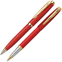 Набор Pierre Cardin PEN&PEN: ручка шариковая + роллер. Цвет - синий. Упаковка Е.