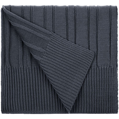 Шарф Knit Beat, темно-серый - рис 2.