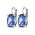 Серьги CHANTAL SS LIGHT BLUE Dyrberg Kern 440096 - миниатюра