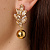 Серьги BALETE SG GOLDEN Dyrberg Kern 470025 - миниатюра - рис 2.