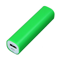 PB030 Универсальное зарядное устройство power bank  прямоугольной формы. 2600MAH. Зеленый