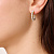Серьги RAQUEL SG WHITE PEARL Dyrberg Kern 470114 - миниатюра - рис 2.