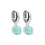 Серьги Firenze soft aqua Qudo 300411 BL/S - миниатюра