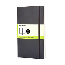 Записная книжка Moleskine Classic Soft (нелинованный), Pocket (9х14 см), черный