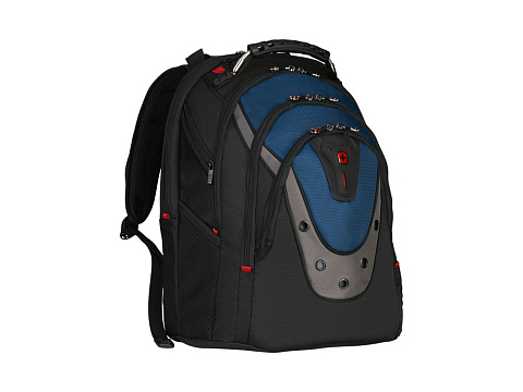 Рюкзак Ibex WENGER 17, черный/синий, полиэстер/ПВХ, 37 x 26 x 47 см, 23 л - рис 3.