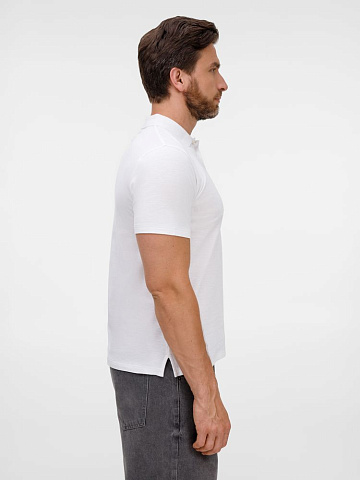 Рубашка поло унисекс Tervise, белая - рис 7.