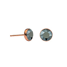 Пусеты Jet Hemitate Fiore Luna SWE297 JH RG