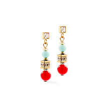 Серьги Multicolour Gold Coeur de Lion 3023/21-1516