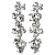 Серьги MAYHEM SS CRYSTAL Dyrberg Kern 480044 - миниатюра - рис 4.