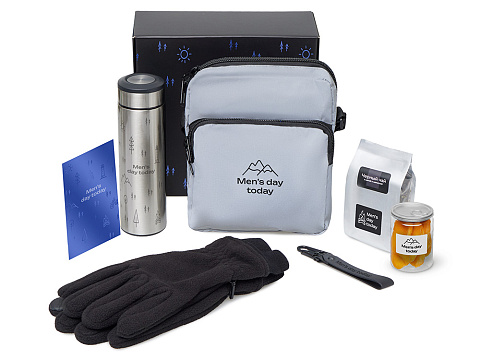 Подарочный набор Re:m. Step  с термосом, перчатками и сумкой