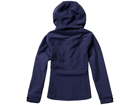 Куртка софтшел Ланглей женская, темно-синий - рис 6.