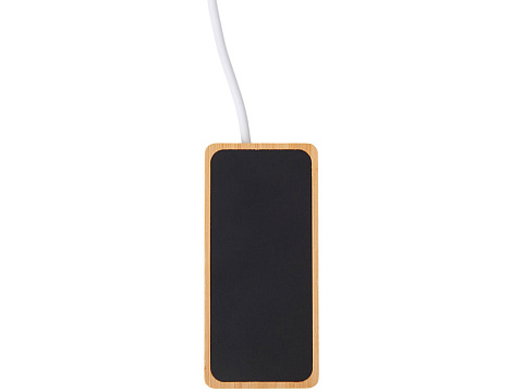 USB хаб с подсветкой лого Reedia S5, 3*USB, 1*Type C, бамбук, черный - рис 4.