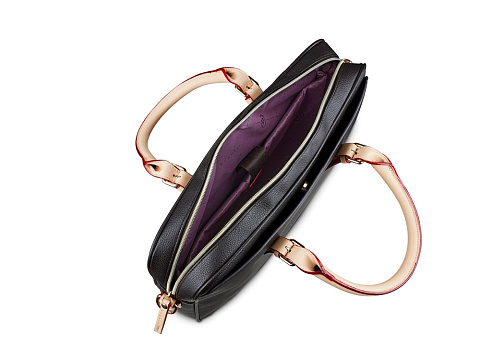 Портфель женский BUGATTI ЭЛЛА | ELLA 15'', тёмно-коричневый, полиуретан, 38х6х27,5 см - рис 3.