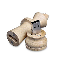 Флешка Ферзь на 128 Гб, натуральный