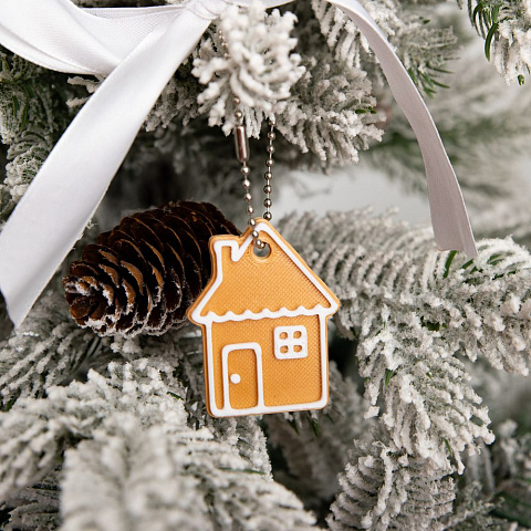 Мини-подвеска «Пряник», домик - рис 4.