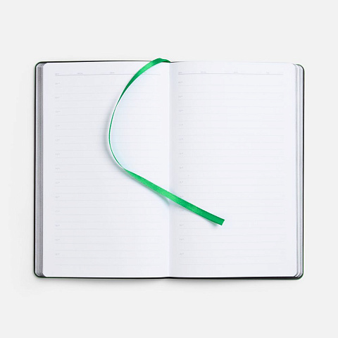 Ежедневник Trait, недатированный, черный с зеленым - рис 7.