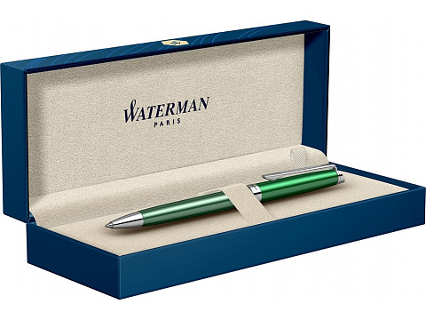 Шариковая ручка Waterman Hemisphere French riviera CHATEAU VERT в подарочной коробке - рис 4.
