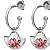 Серьги Fiore Luna AE03598-5A - миниатюра - рис 2.