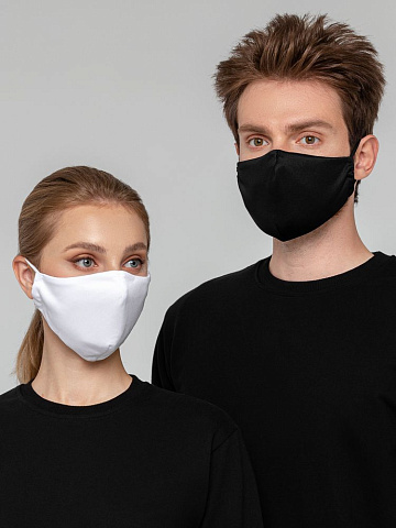 Маска для лица, белая - рис 9.