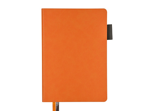 Ежедневник А5 датированный Boston 2027, оранжевый с серым обрезом - рис 2.