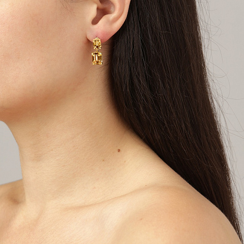 Серьги TETI SG GOLDEN Dyrberg Kern 460005 - рис 2.