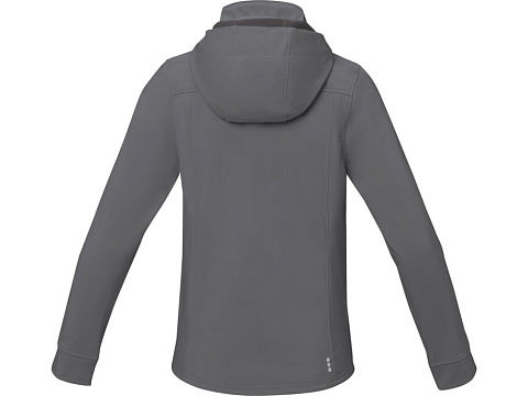 Куртка софтшел Ланглей женская, стальной - рис 3.