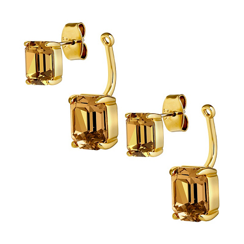 Серьги TETI SG GOLDEN Dyrberg Kern 460005 - рис 5.