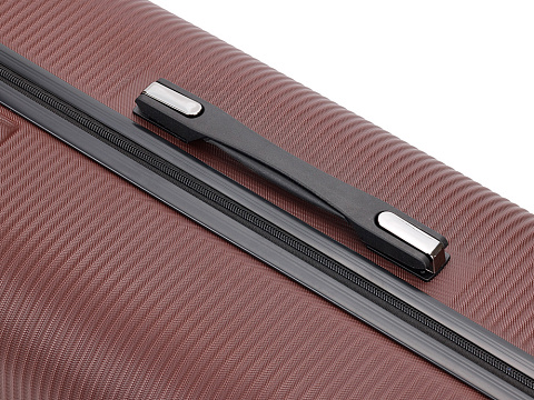 Чемодан TORBER ОНЕГА, бордовый, ABS-пластик, 69,5 х 46 х 26 см, 69 л - рис 9.