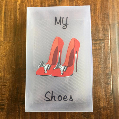 Короб для обуви с крышкой My Shoes - рис 2.