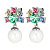 Серьги VERONICA SS PASTEL MULTI Dyrberg Kern 440003 - миниатюра