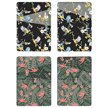 Картхолдер на 3 карты типа бейджа с возможностью полноцветной УФ-печати, софт-тач